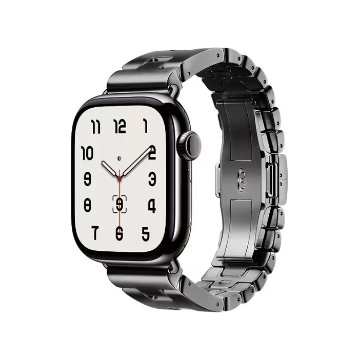 Apple Watch 10 46mm  Krd-125 Metal Kordon Strap Kayış