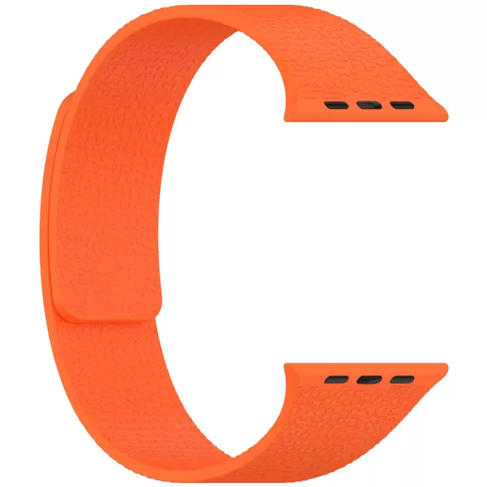 Apple Watch 10 46mm Lopard Krd-136 Kabartma Desenli Silikon Kordon