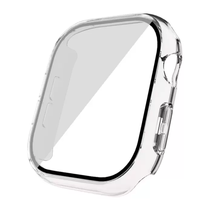 Apple Watch 10 46mm Sert Pc Kasa Electroplatink Çerçeveli Ekran Koruyucu  Watch Gard 36