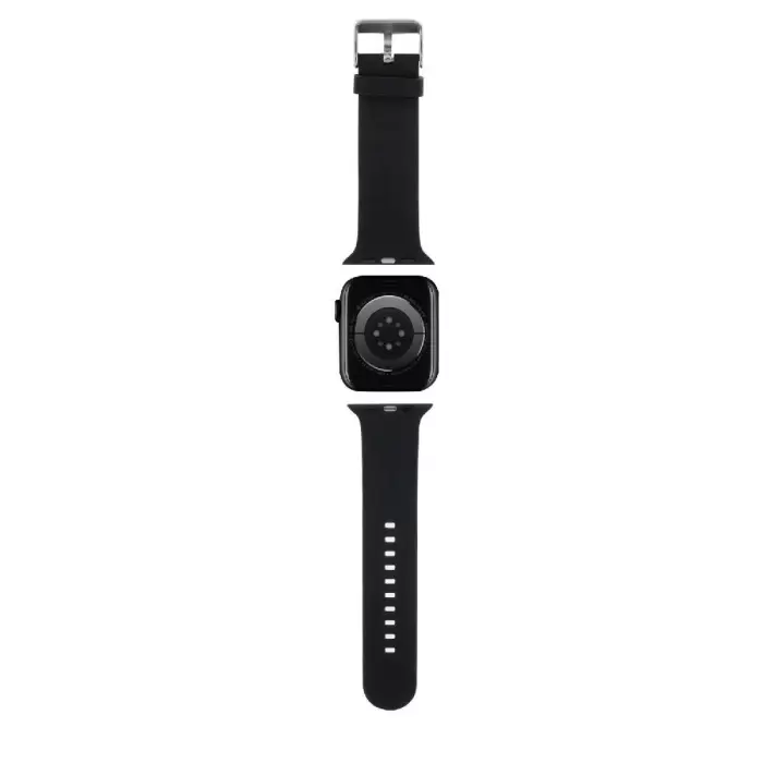 Apple Watch 38mm Karl Lagerfeld Orjinal Lisanslı İkonik Karl & Choupette Logolu Silikon Kordon