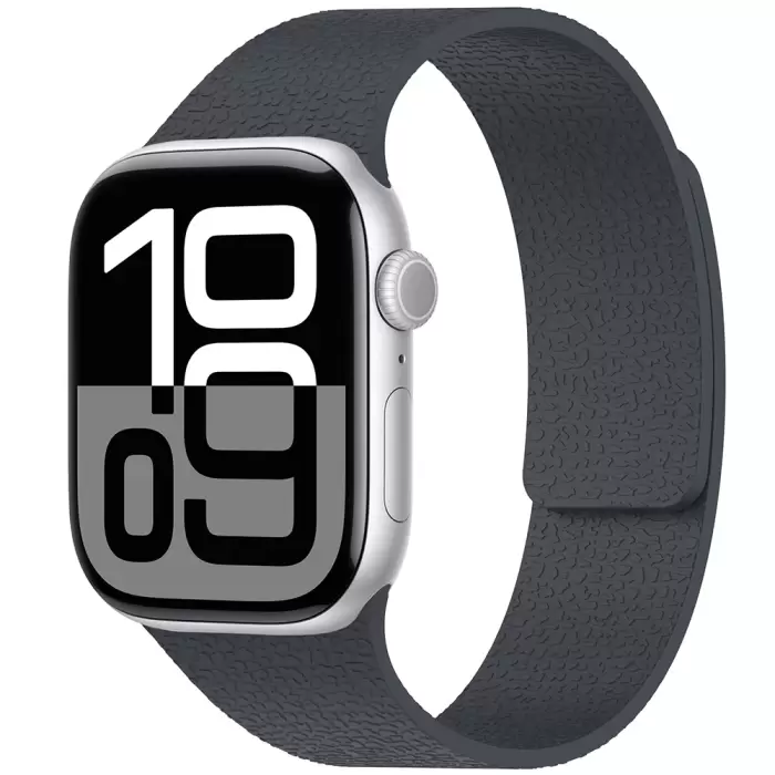 Apple Watch 40mm Lopard Krd-136 Kabartma Desenli Silikon Kordon