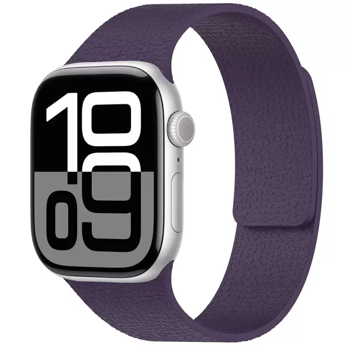 Apple Watch 40mm Lopard Krd-136 Kabartma Desenli Silikon Kordon