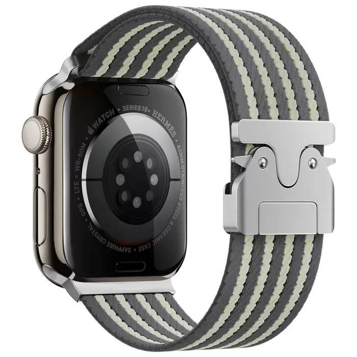 Apple Watch 42mm Lopard Krd-133 Nylon Fabric Mesh Braided Band