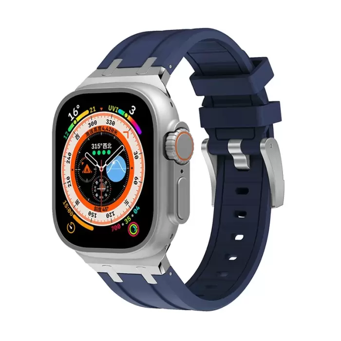 Apple Watch 42mm Lopard KRD-89 Silikon Kordon