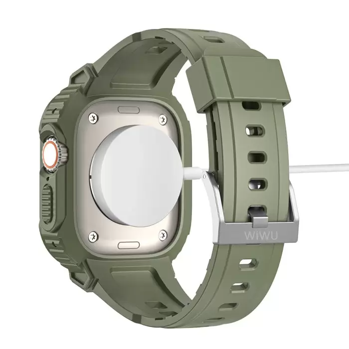 Apple Watch 42mm Wiwu Wi-wb014 Armor Series 2in1 Sert Pc Kasa Koruyuculu Silikon Kordon