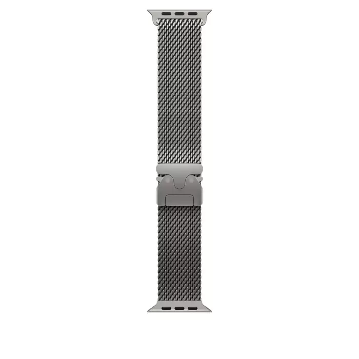 Apple Watch 44mm Lopard Krd-100 Titanyum Hasır Kordon