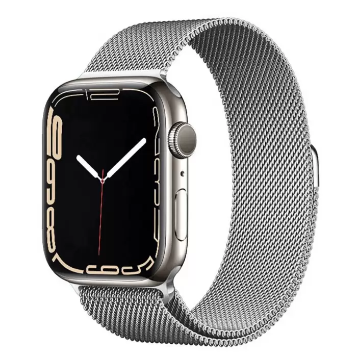 Apple Watch 7 45mm Lopard Band-01 Metal Kordon