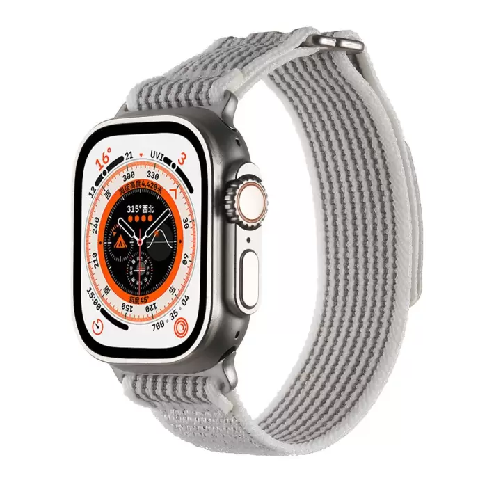 Apple Watch Ultra 49mm Hasır Kordon  KRD-106 Strap Kayış