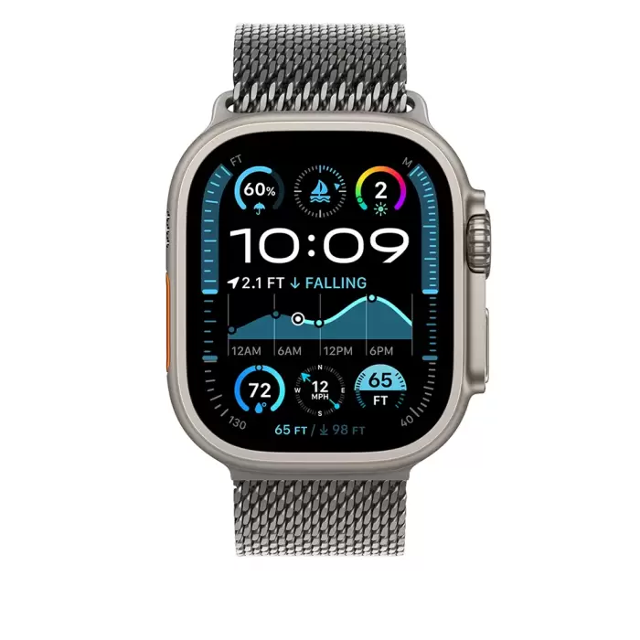 Apple Watch Ultra 49mm Lopard Krd-100 Titanyum Hasır Kordon