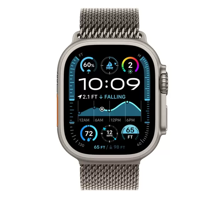 Apple Watch Ultra 49mm Lopard Krd-100 Titanyum Hasır Kordon