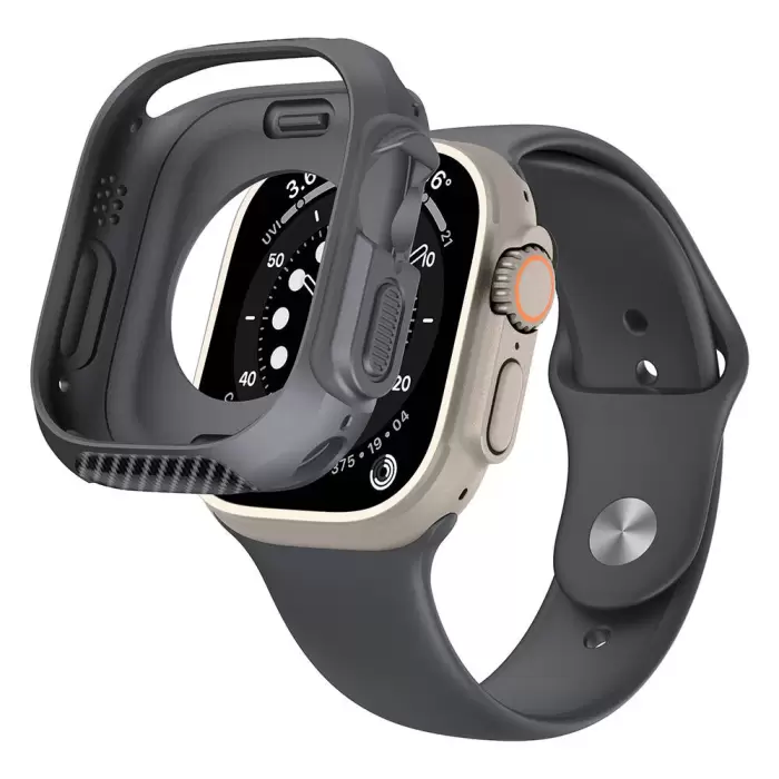 Apple Watch Ultra 49mm Silikon TPU Kasa Koruyucu  Apple Watch Gard 31