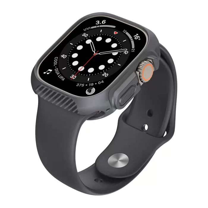 Apple Watch Ultra 49mm Silikon TPU Kasa Koruyucu Lopard Watch Gard 31