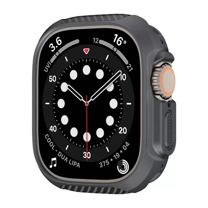 Apple Watch Ultra 49mm Silikon TPU Kasa Koruyucu Lopard Watch Gard 31