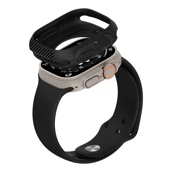 Apple Watch Ultra 49mm Silikon TPU Kasa Koruyucu Lopard Watch Gard 31