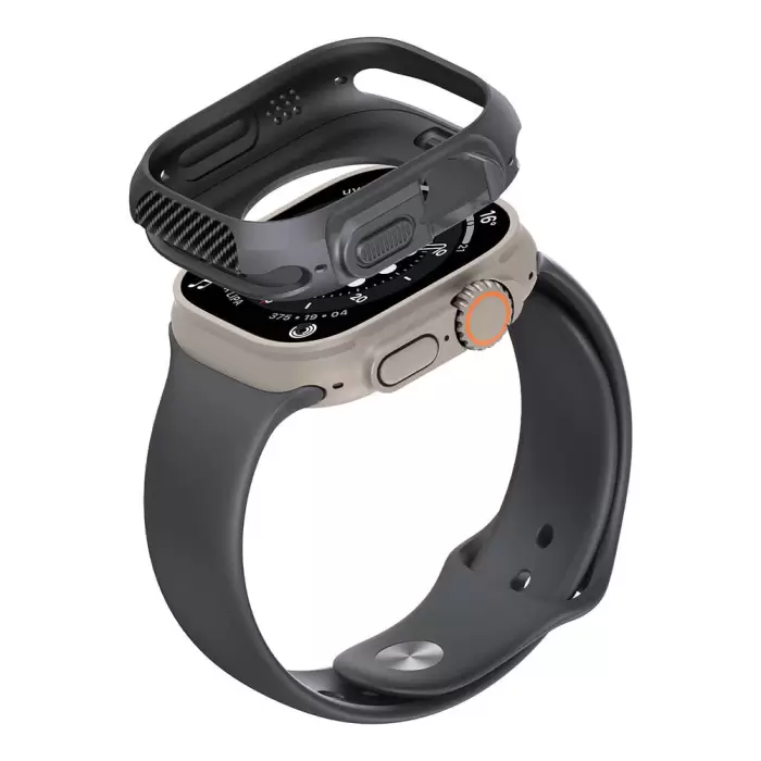 Apple Watch Ultra 49mm Silikon TPU Kasa Koruyucu Lopard Watch Gard 31