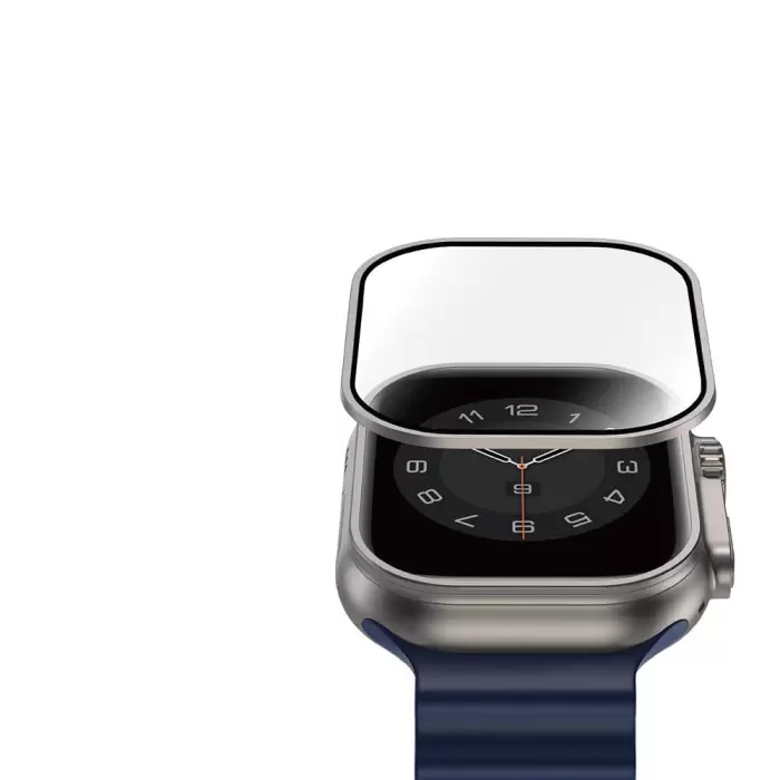 Apple Watch Ultra 49mm Wiwu Wi-jd106 Easy Install Akıllı Saat Temperli Cam Ekran Koruyucu