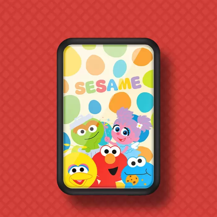 Casebang Mp12 Battery Pack Q Sesame Street Series Kablosuz Taşınabilir Powerbank 6000mah