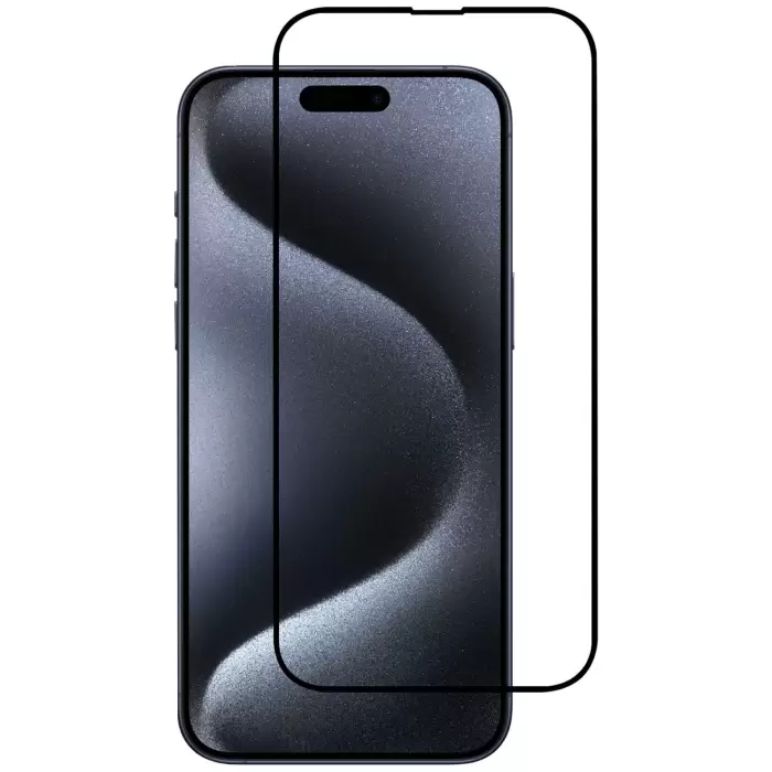 Apple iPhone 15 Pro Kırılmaz Cam 5d Tam Kaplayan 9h Temperli Ekran Koruyucu
