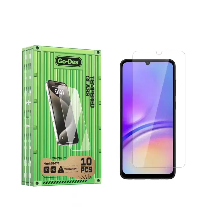 Samsung Galaxy A05 Go Des Parmak İzi Bırakmayan 9h Oleofobik Bom Glass Ekran Koruyucu 10lu Paket