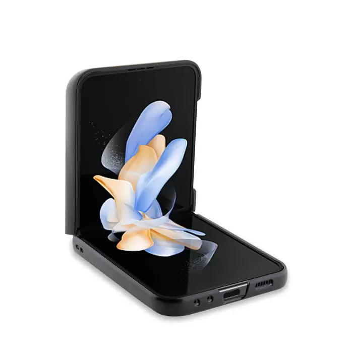 Galaxy Z Flip 5 Kılıf Bmw Orjinal Lisanslı M Logolu Pu Karbon Kapak