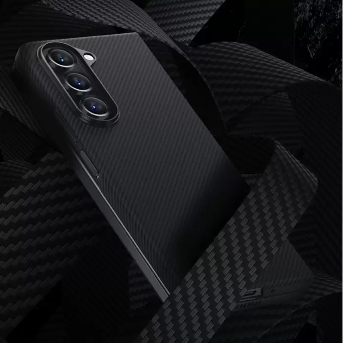 Galaxy Z Fold 5 Kılıf Magsafe Özellikli Karbon Fiber Benks Essential 600d Kevlar Kapak