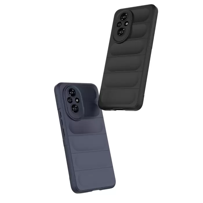 Honor 200 Pro Kılıf Esnek Tpu Oyuklu Arka Yüzey Tasarımlı Lopard Etnik Silikon Kapak