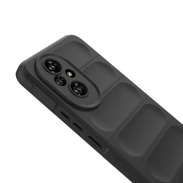 Honor 200 Pro Kılıf Esnek Tpu Oyuklu Arka Yüzey Tasarımlı Lopard Etnik Silikon Kapak