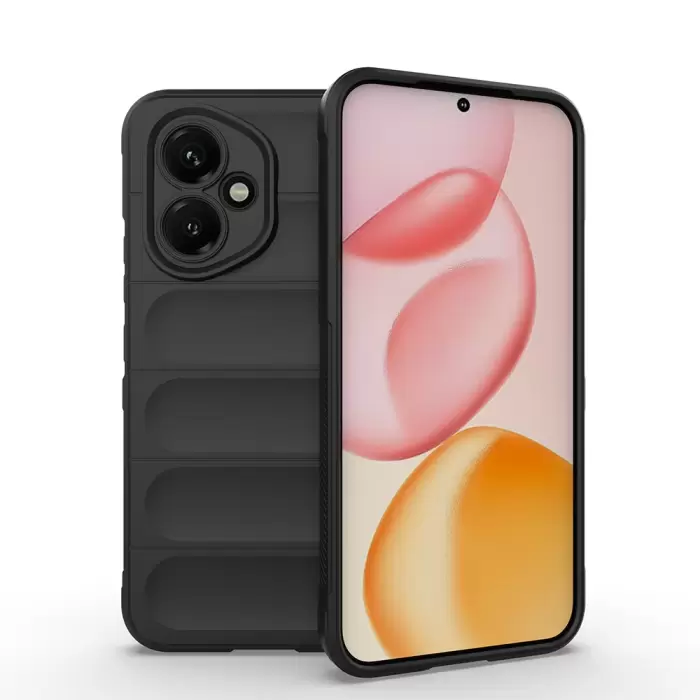 Honor 400 Kılıf Esnek Tpu Oyuklu Arka Yüzey Tasarımlı Lopard Etnik Silikon Kapak