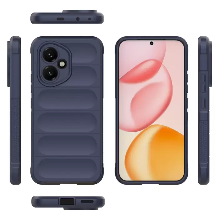 Honor 400 Kılıf Esnek Tpu Oyuklu Arka Yüzey Tasarımlı Lopard Etnik Silikon Kapak