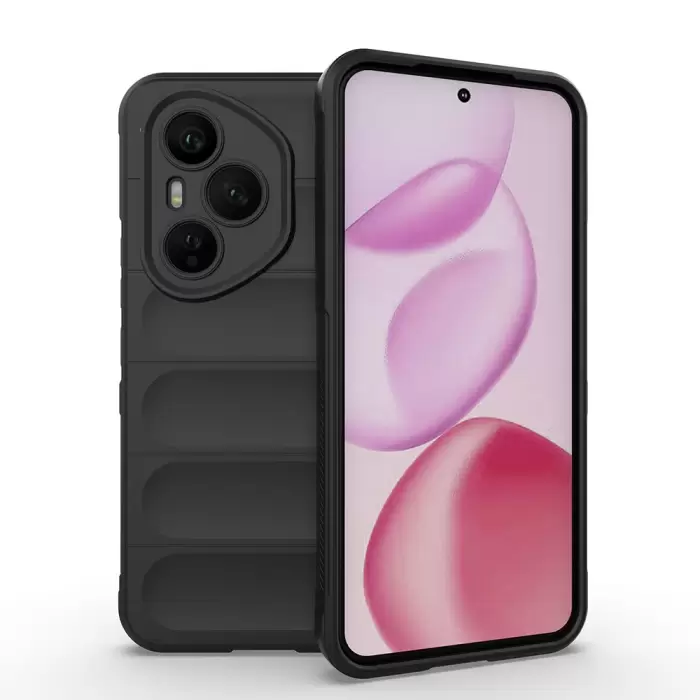 Honor 400 Pro Kılıf Esnek Tpu Oyuklu Arka Yüzey Tasarımlı Lopard Etnik Silikon Kapak