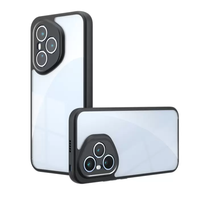 Honor 400 Pro Kılıf Kamera Korumalı Şeffaf Arka Yüzey Lopard New Roll Kapak