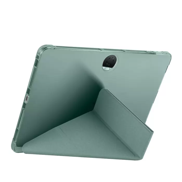 Honor Pad 9 Kılıf Lopard Tri Folding Kalem Bölmeli Standlı Kılıf