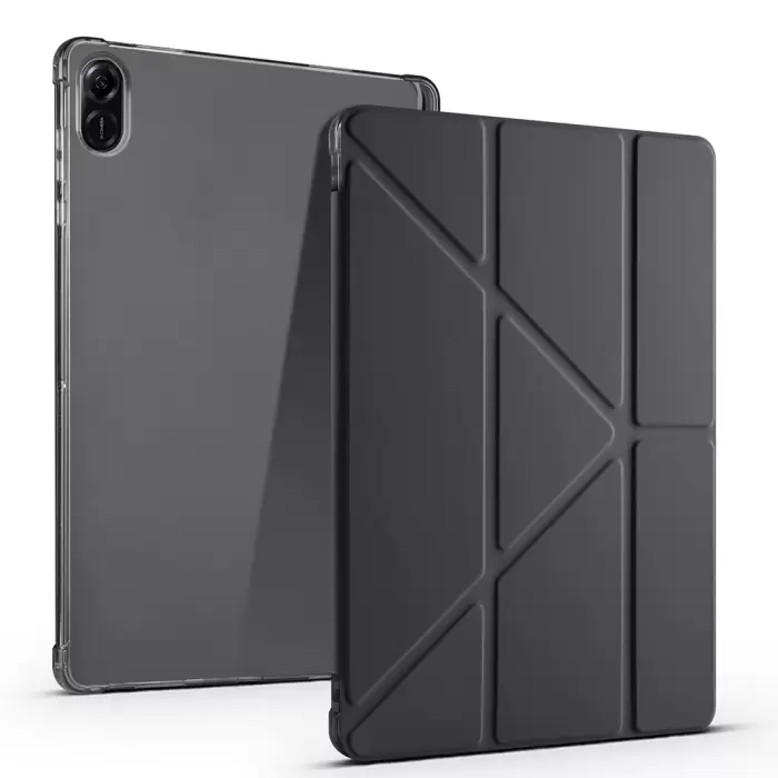 Honor Pad X8a Kılıf Lopard Tri Folding Kalem Bölmeli Standlı Kılıf