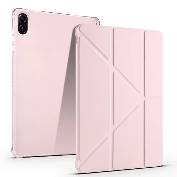 Honor Pad X8a Kılıf Lopard Tri Folding Kalem Bölmeli Standlı Kılıf