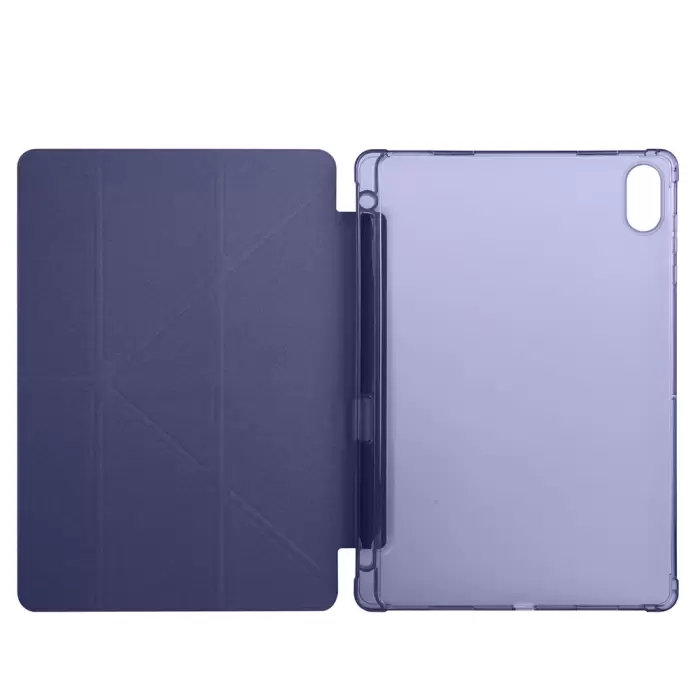 Honor Pad X8a Kılıf Lopard Tri Folding Kalem Bölmeli Standlı Kılıf