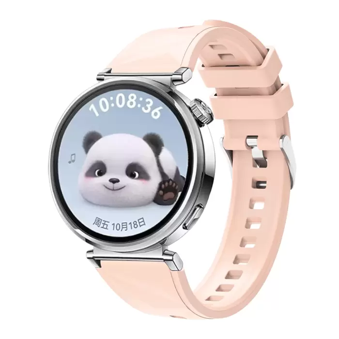 Huawei Gt4 41mm Lopard Krd-129 18mm Silikon Kordon Strap Kayış