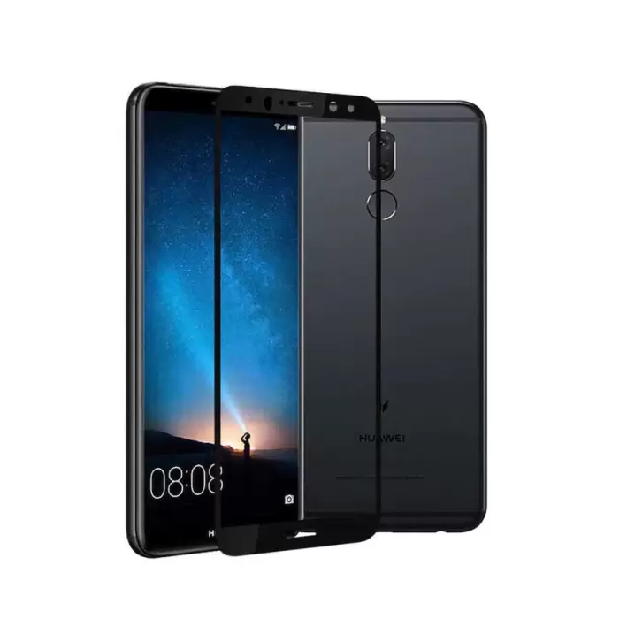 Huawei Mate 10 Lite Lopard 5D Cam Ekran Koruyucu