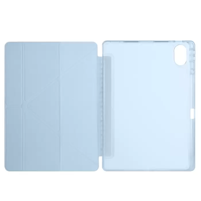 Huawei Matepad 12x Kılıf Lopard Tri Folding Kalem Bölmeli Standlı Kılıf