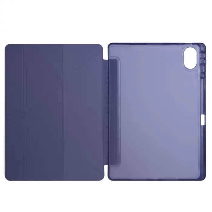 Huawei Matepad 12x Kılıf Lopard Tri Folding Kalem Bölmeli Standlı Kılıf