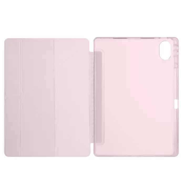 Huawei Matepad 12x Kılıf Lopard Tri Folding Kalem Bölmeli Standlı Kılıf