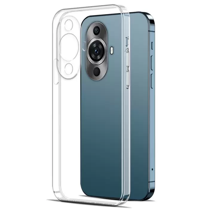 Huawei Nova 12s Kılıf Lopard Kamera Korumalı Renksiz Şeffaf Esnek Silikon Kapak Süper