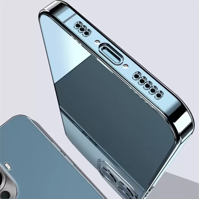 Huawei Nova 12s Kılıf Lopard Kamera Korumalı Renksiz Şeffaf Esnek Silikon Kapak Süper