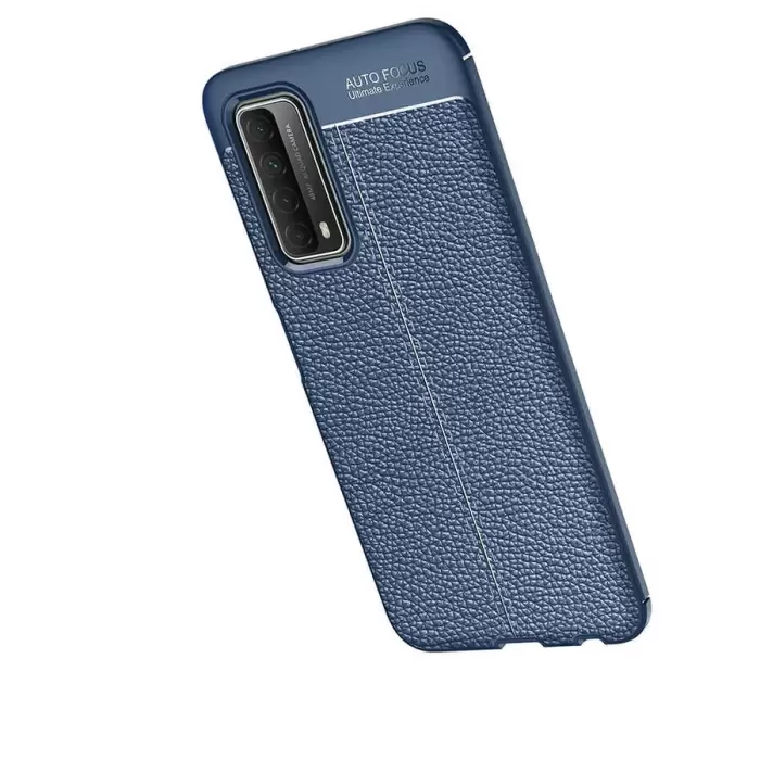 Huawei P Smart 2021 Kılıf Lopard Kamera Korumalı Deri Orjinal Görünümlü Kapak Niss