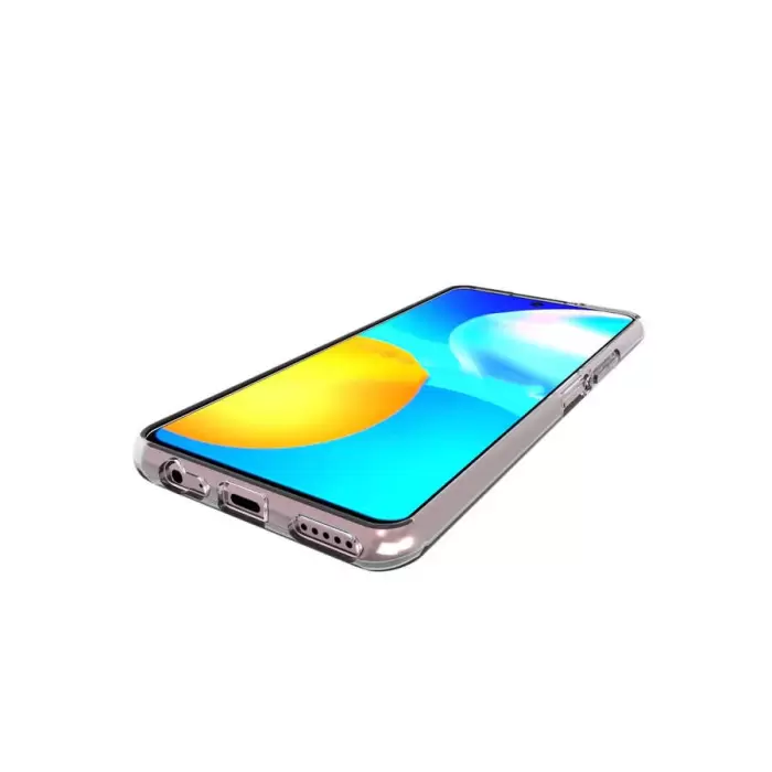 Huawei P Smart 2021 Kılıf Lopard Kamera Korumalı Renksiz Şeffaf Esnek Silikon Kapak Süper
