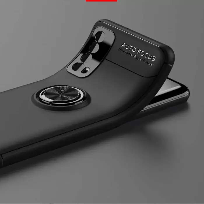 Huawei P Smart 2021 Kılıf Lopard Kamera Korumalı Yüzüklü Standlı Koruyucu Orjinal Kalite Ravel