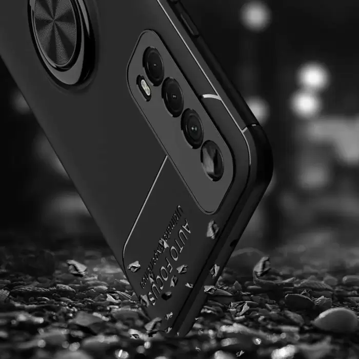Huawei P Smart 2021 Kılıf Lopard Kamera Korumalı Yüzüklü Standlı Koruyucu Orjinal Kalite Ravel