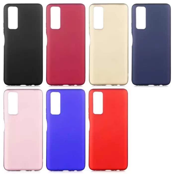 Huawei P Smart 2021 Kılıf Lopard Klasik Mat Renkli Yumuşak Premier Silikon Kılıf