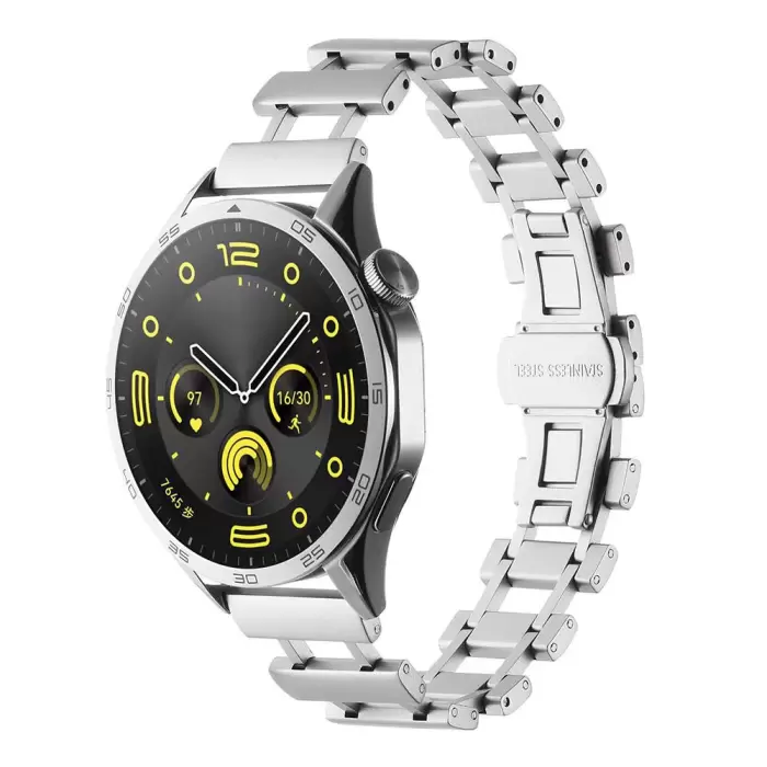 Huawei Watch GT 3 46mm Lopard KRD-96 22mm Metal Kordon