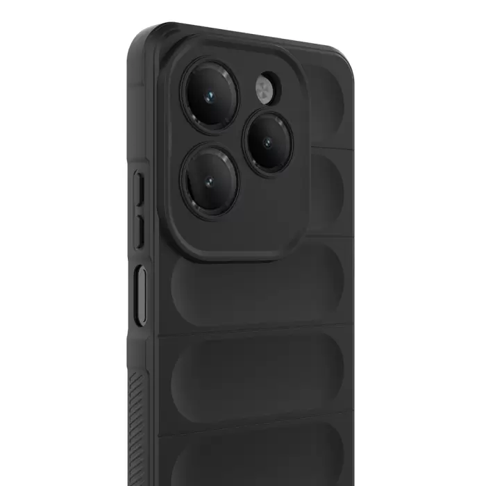 İnfinix Hot 40 Kılıf Esnek Tpu Oyuklu Arka Yüzey Tasarımlı Lopard Etnik Silikon Kapak