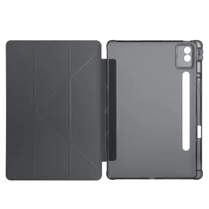 Lenovo Idea Tab Pro 12.7 Tb-373fu Kılıf Lopard Tri Folding Kalem Bölmeli Standlı Kılıf